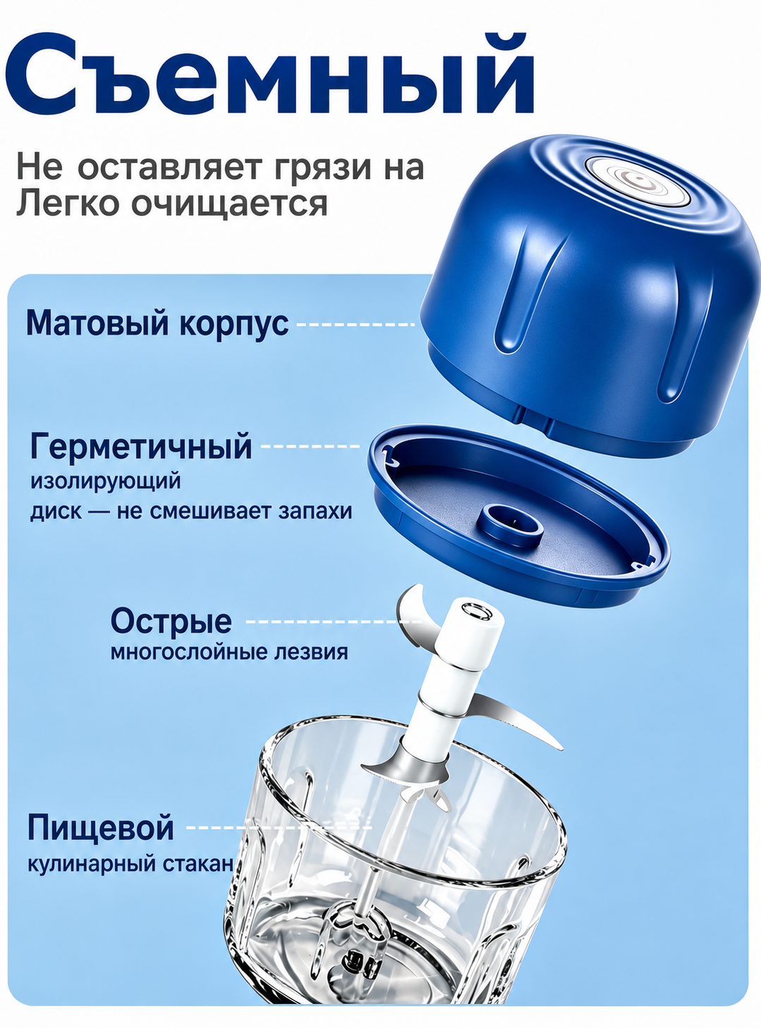 Разборная конструкция измельчителя