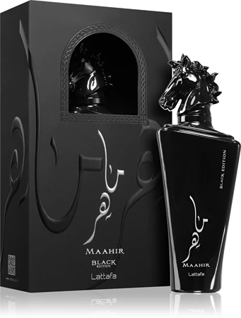 Пирамида аромата Lattafa Maahir Black