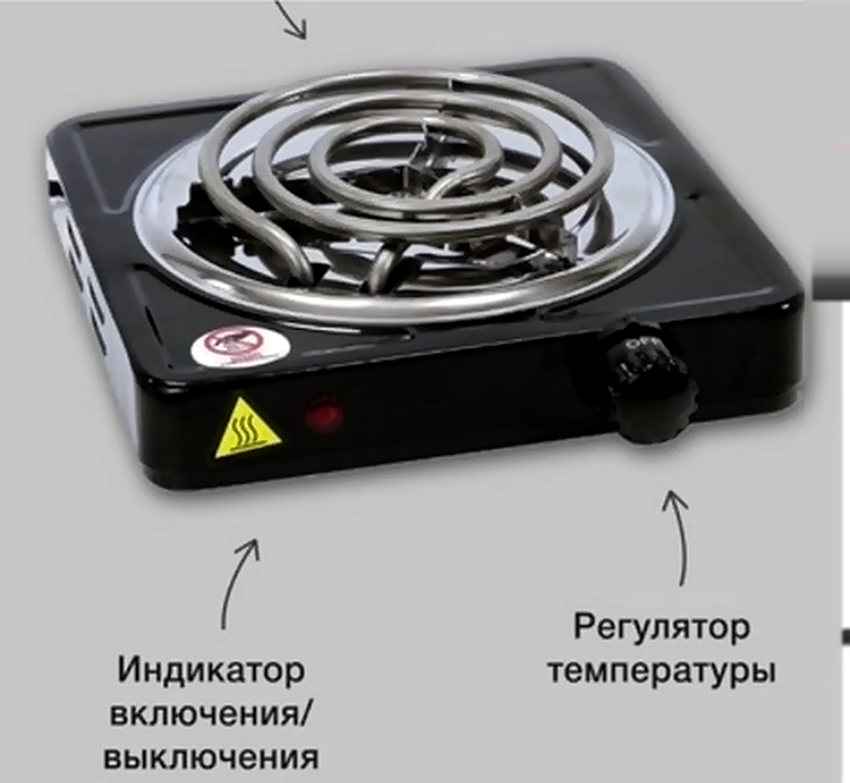Фото электрической плиты крупным планом